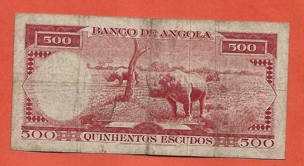 Angola Nota de 500$00 1970