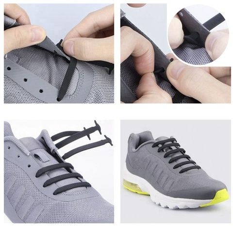 Sznurówki silikonowe  - zestaw 16 szt