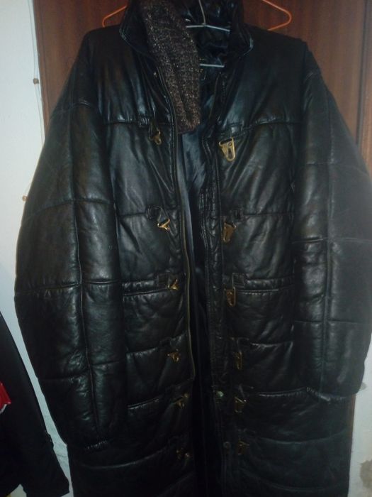 Casaco comprido de pele inglês XXL