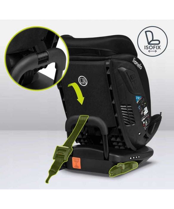 Fotelik Samochodowy Obrotowy 360. 0-36kg Lionelo Bastian RWF i-size