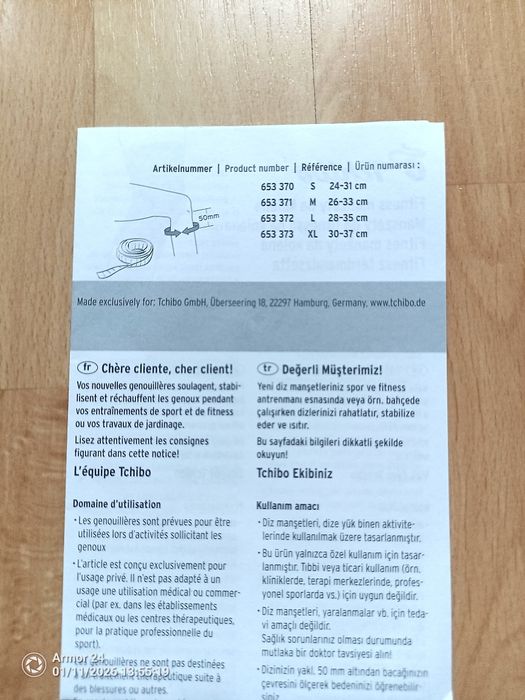 Opaski uciskowe na kolana 2 szt.