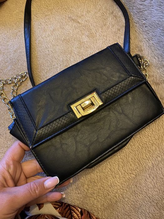 Torebka Atmosphere | czarno złota.