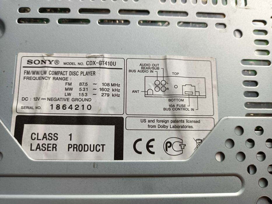 radio samochodowe Sony