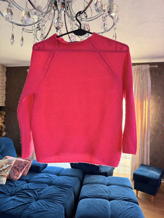 Sweter damski Mohito intensywny róż, idealny na chłodniejsze dni