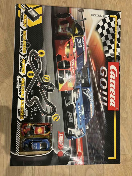 Carrera Go -tor samochodowy 6.3 m DTMPower lap 2 auta