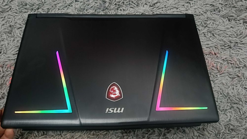 laptop do gier 120Hz MSI GE73 i7-8750H/32GB/17.3/1TB/Win11 GTX1070 rgb