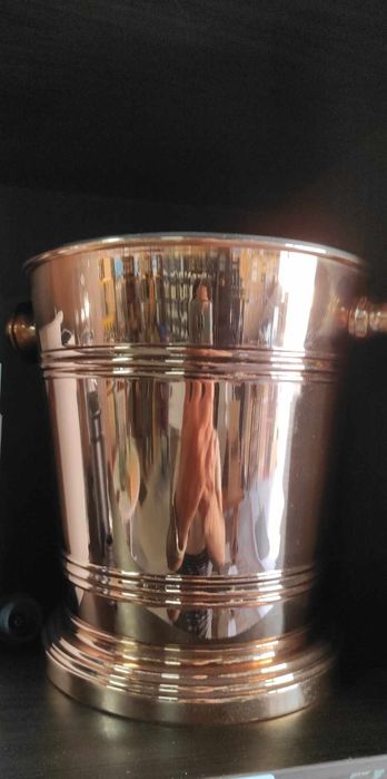 Balde de gelo em cobre