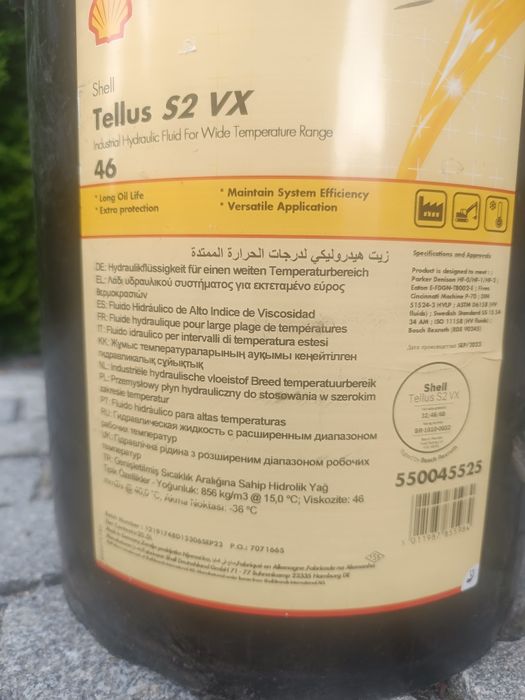 Olej Shell Tellus S2 VX
