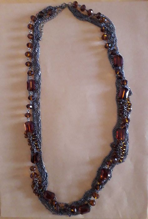 Glamoroso e sofisticado colar NIQUEA.D + par de brincos do conjunto