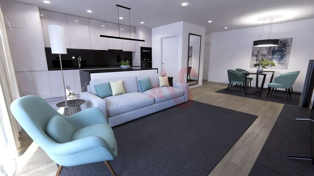 Apartamento T2 no Centro de Vizela com 2 Lugares de Garagem