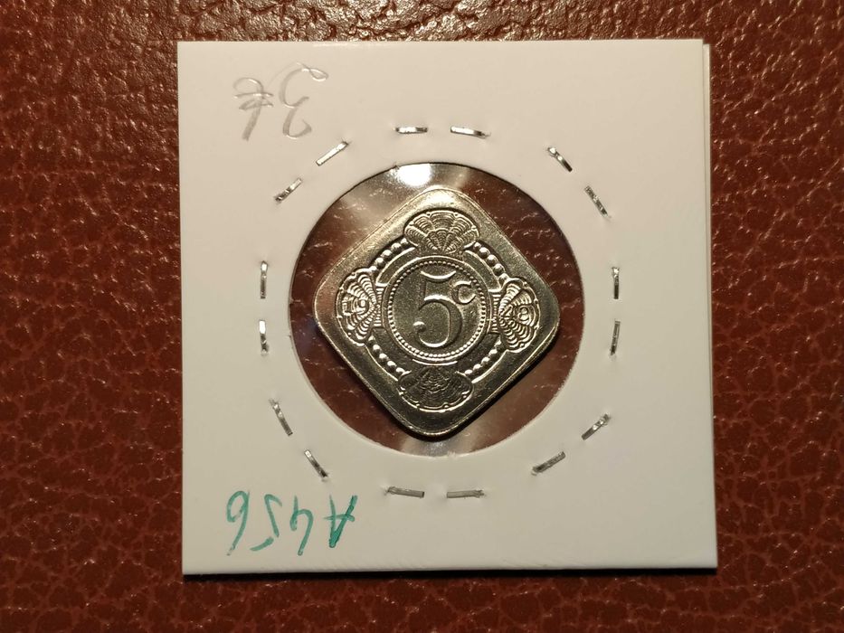 A456 moeda de 5 cent de 1978 UNC prova numismática - Holanda