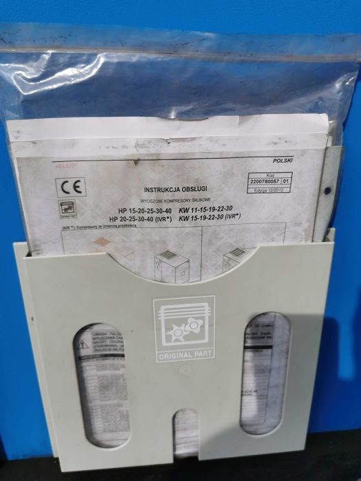 30kw + OSUSZACZ  5000L/min Sprężarka śrubowa ALUP LARGO kompresor 8BAR