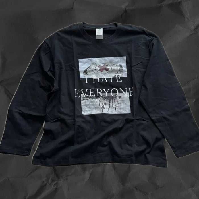 opium long sleeve I hate everyone опіум лонгслив y2k