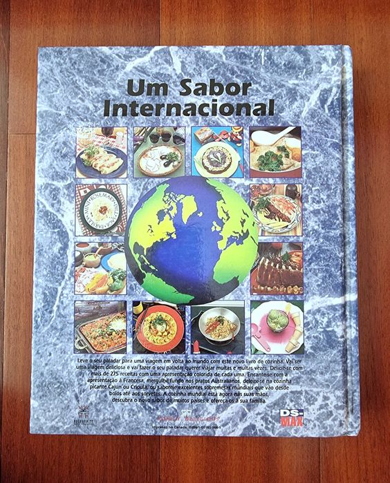 Livro "Receitas Internacionais Favoritas" de Ron Kalenuik