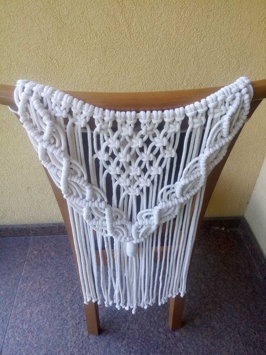 Makrama na krzesło