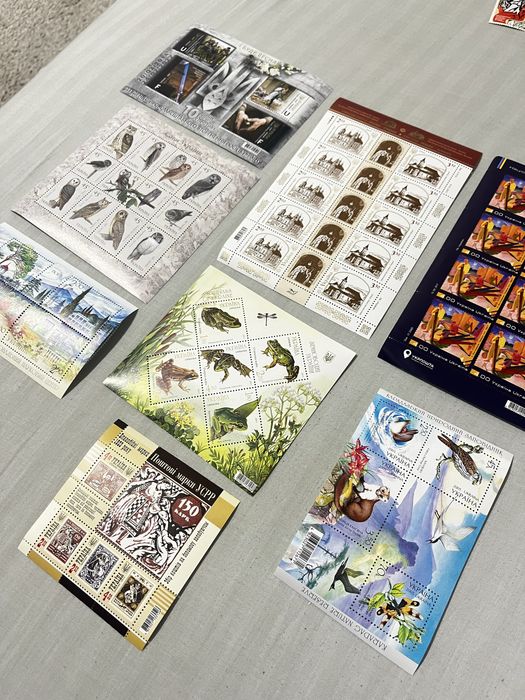 Марки України - блоки