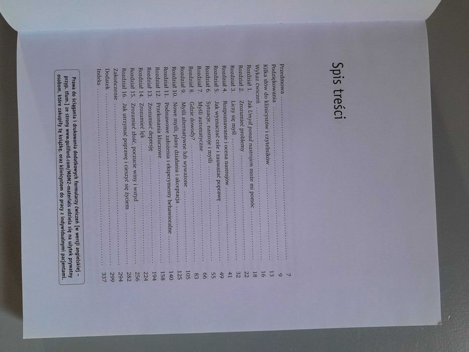 Umysł ponad nastrojem. Zmień nastrój poprzez zmianę sposobu myślenia