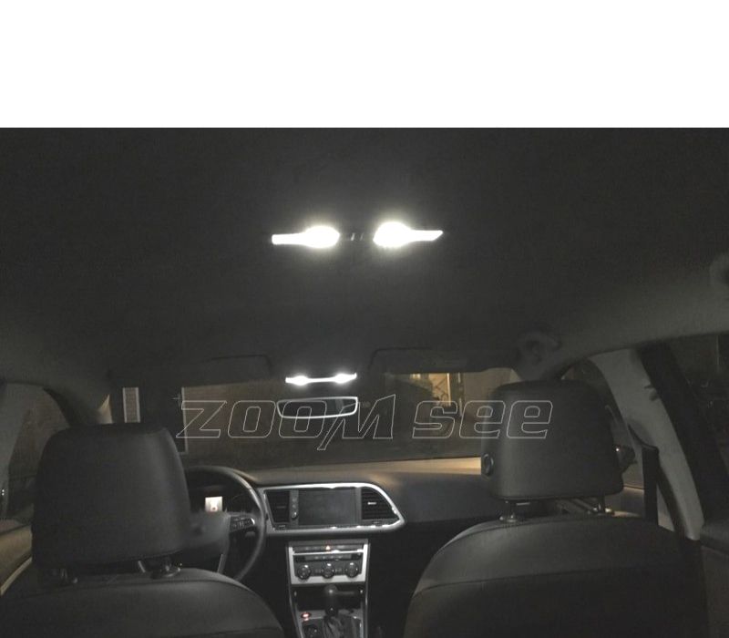 KIT COMPLETO LAMPADAS LED INTERIOR PARA SEAT LEON MK3 5F 5F1 5F5 5F8 13-18