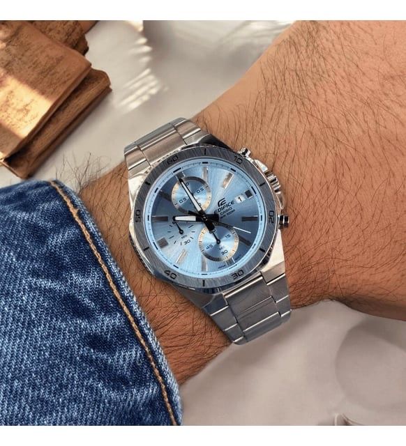 ОРИГІНАЛ Casio Edifice EFV-640D-2BVUEF Tiffany чоловічий годинник
