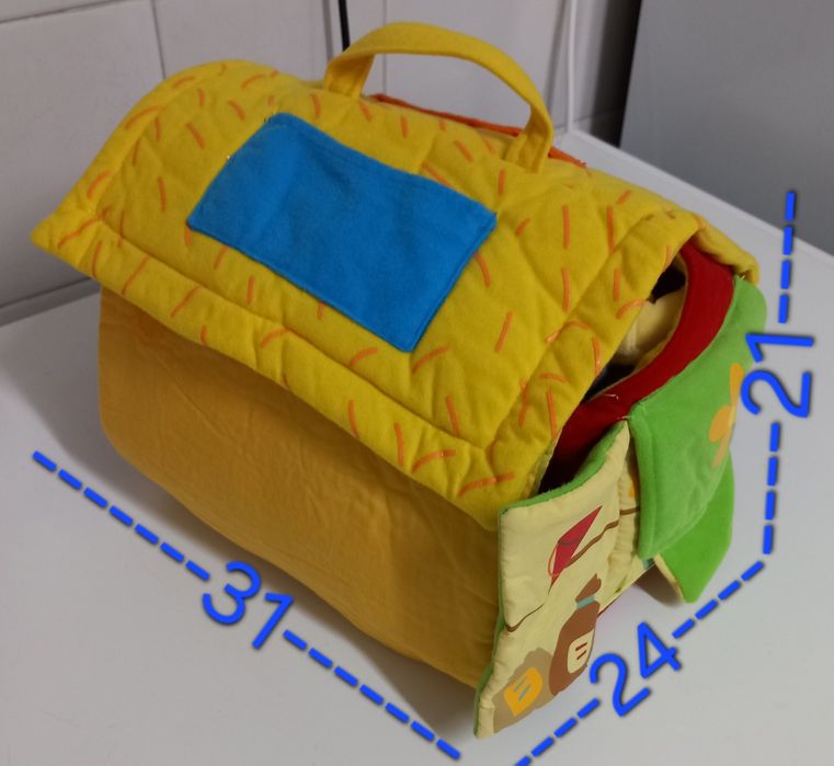MALA DE CRIANÇA,BEBÉ PARA BRINCAR + 6 MESES. Didático,Casa,Quarto,Sala,Infantário.