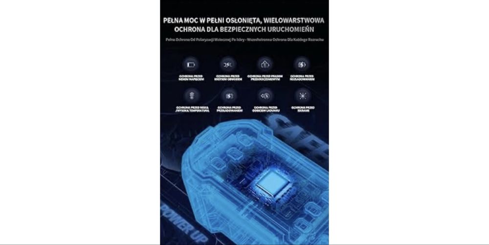 Rozruchowy Powerbank 3000A z Kompresorem Diesel i benzyna do 8.0L