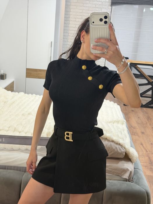 Костюм жіночий футболка юбка balmain