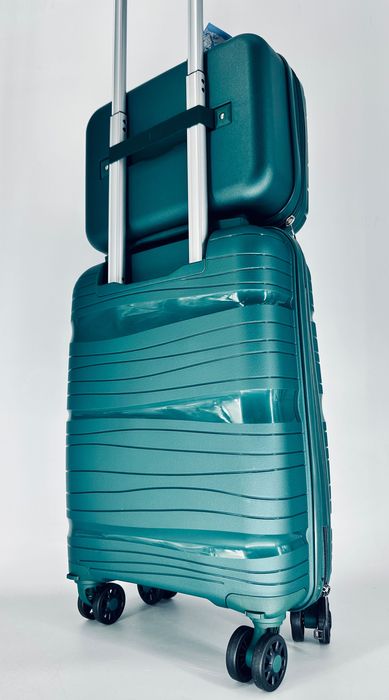 Nowy zestaw walizek podróżnych PP, walizka i kuferek mała