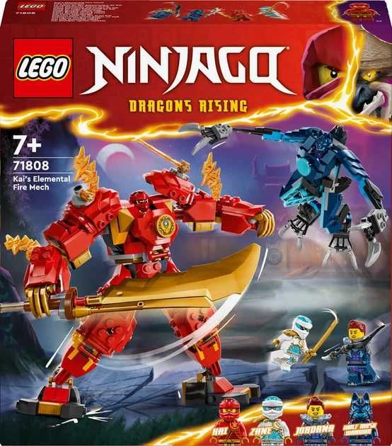 Конструктор LEGO NINJAGO Робот вогняної стихії Кая 322 деталей (71808)