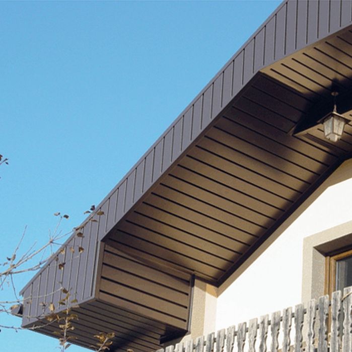 Монтаж водостічної системи та софіту (пластик, метал підсобійки)