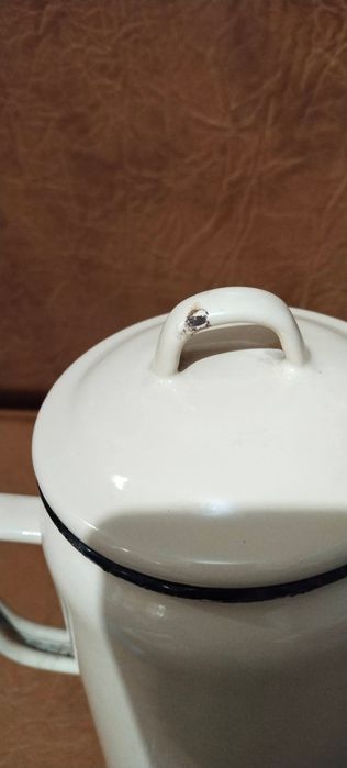 Чайник кавник кофейник радянський емальований