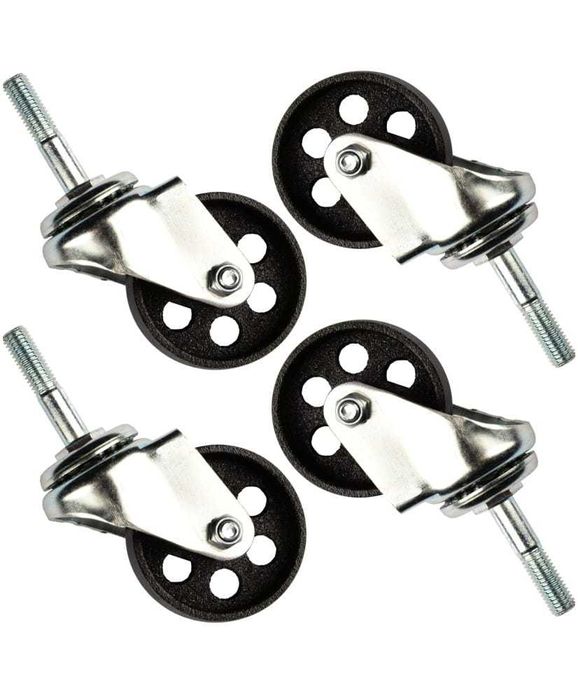 Металеві поворотні колеса для трансмісійної стійки (4шт)