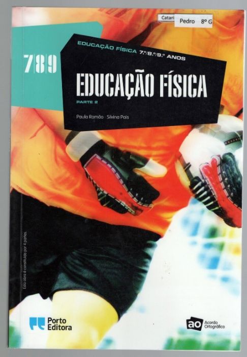 Vendo 4 livros escolares educação fisica 7 8 9 ano