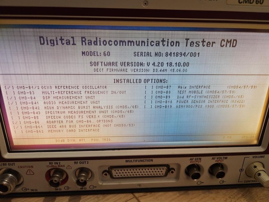 Rohde & Schwarz CMD 60 – profesjonalny tester radiokomunikacyjn