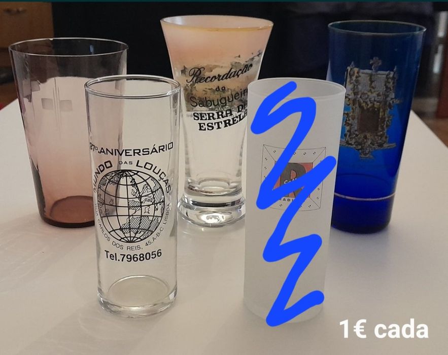 Copos de colecionismo