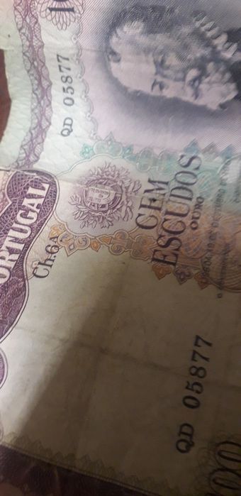 Notas 100 escudos