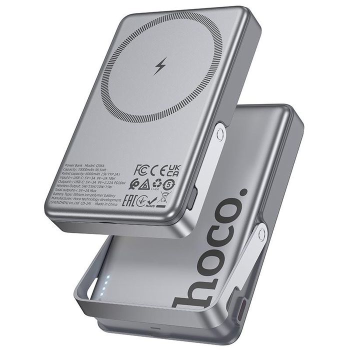 Повербанк Hoco Q36A 10000 mAh 20W MagSafe з підставкою