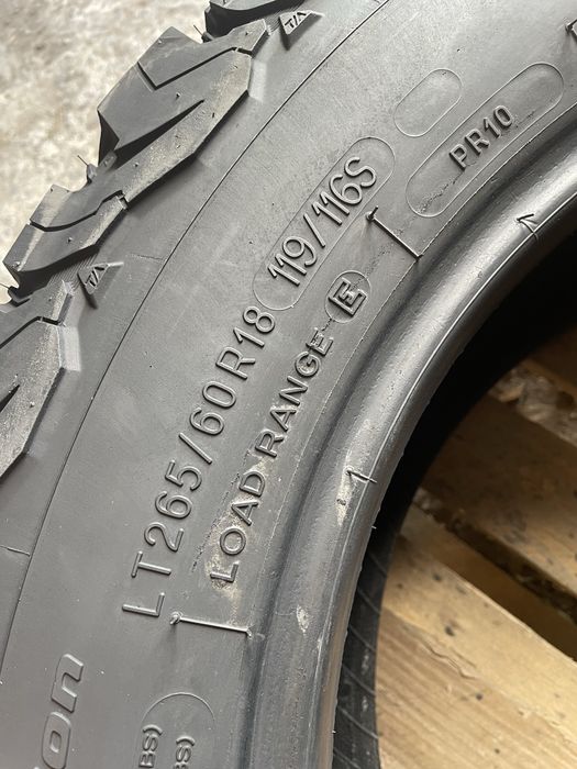 265/60 R18 BFGoodrich All Terrain T/A KO2 / USA / болотні шини