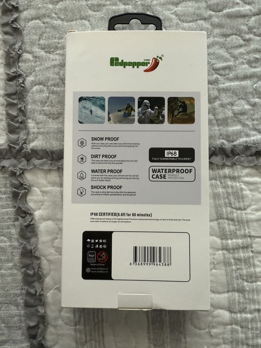 Capa à prova de agua iphone 16 plus