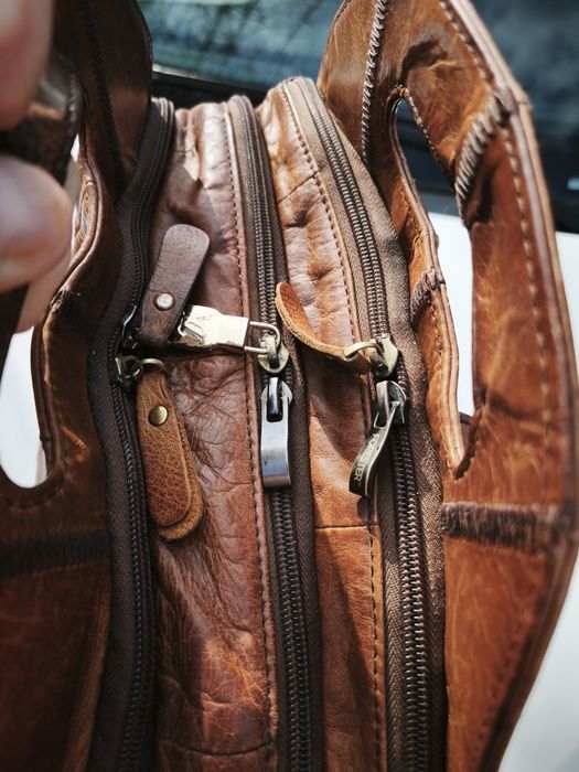 Шкіряний рюкзак, міський