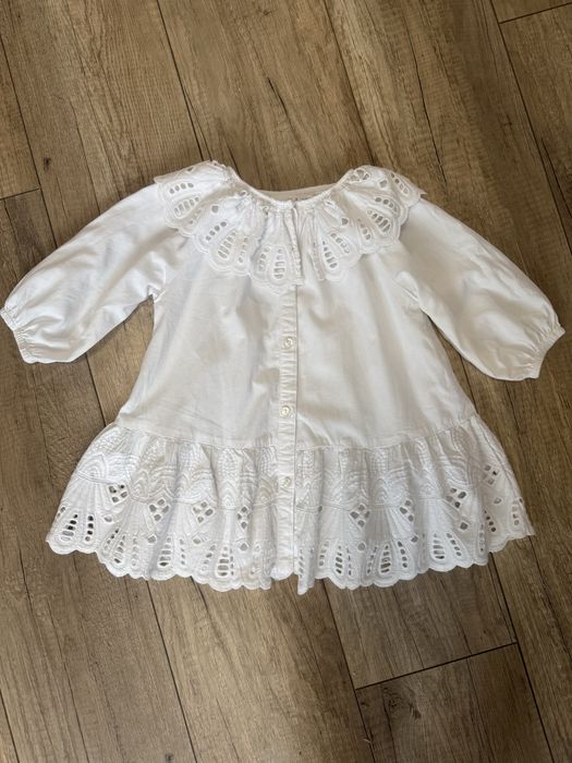 Біла сукня zara 92р