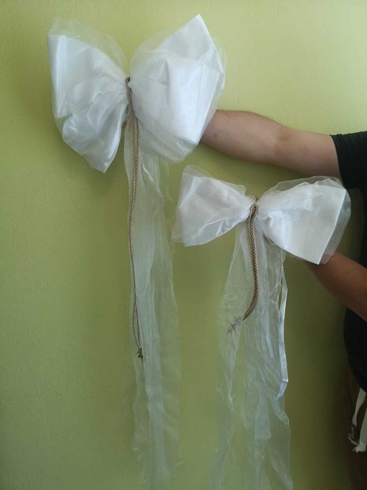 Kokardy na bramę na wesele