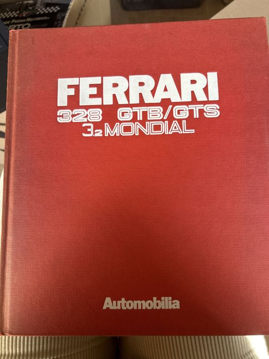 Livro Ferrari 328 GTB/GTS 3.2 mondial