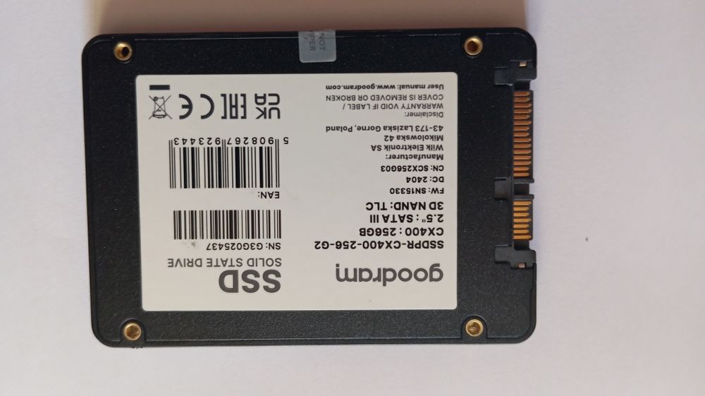 SSD Goodram 256Gb