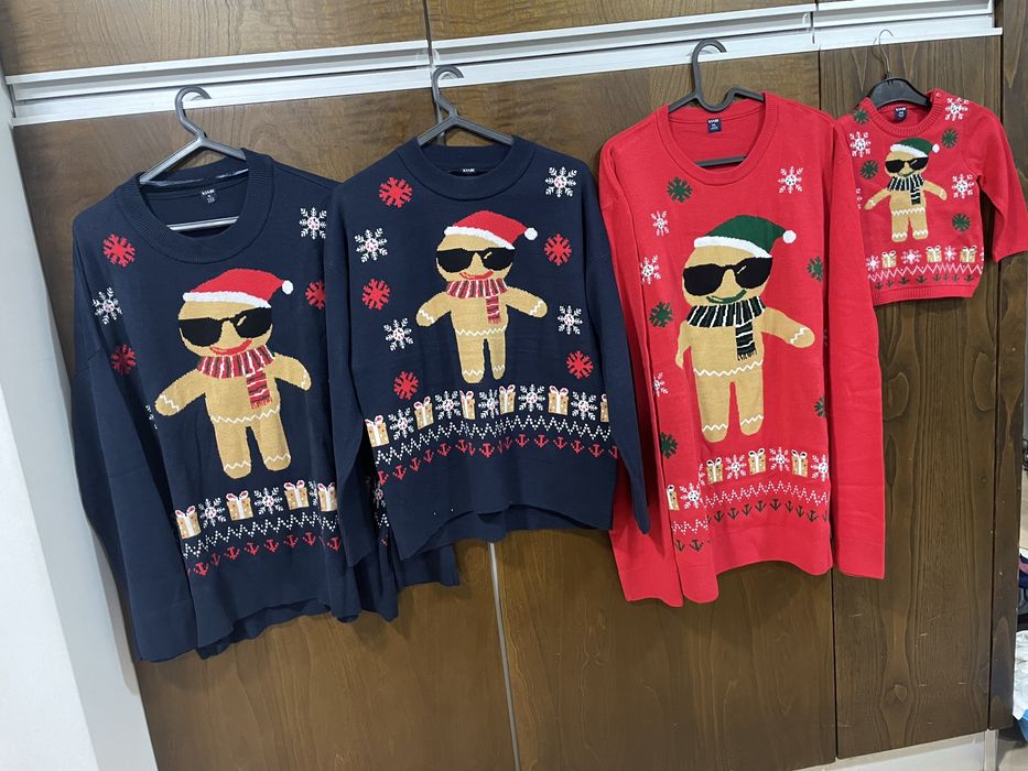 Conjunto camisolas natal pack familia