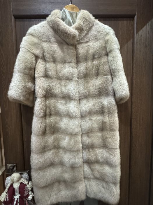 Шубка пальто норка палломино