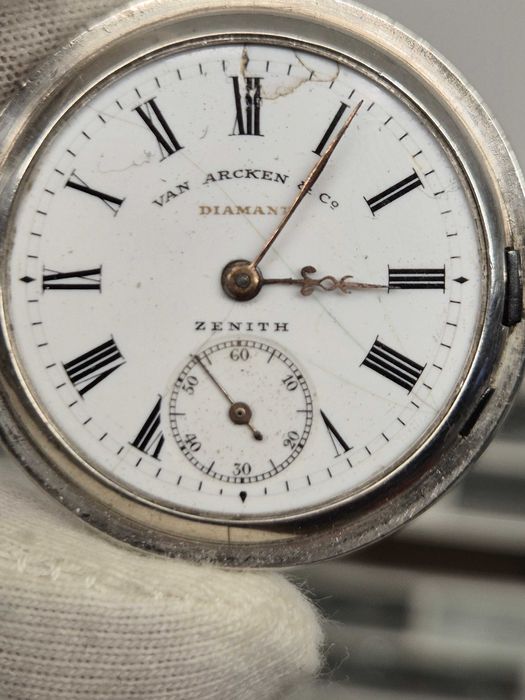 Rzadki unikalny zegarek *Zenith*srebro pr 900