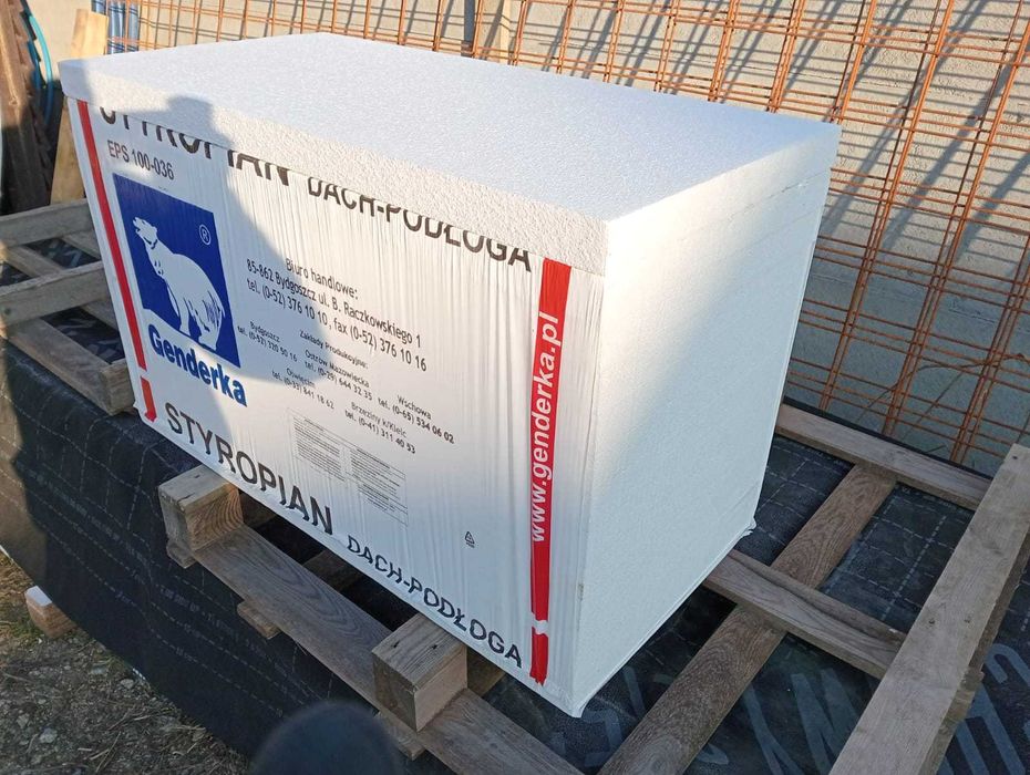 Styropian twardy Dach / Podłoga EPS100 Genderka
