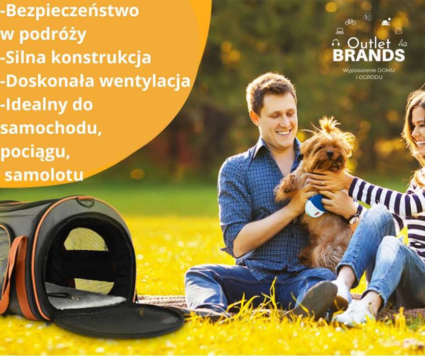 Transporter dla psa kota lotniczy Składany duży