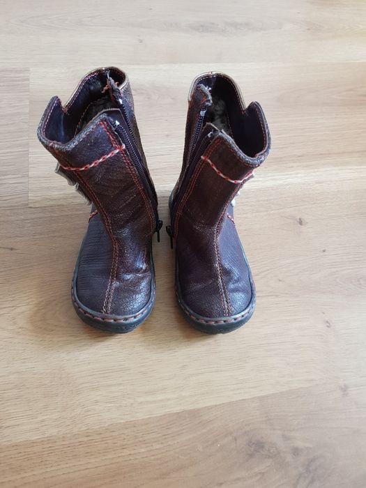 Kozaczki 21, buciki, skóra naturalna, zimowe buty