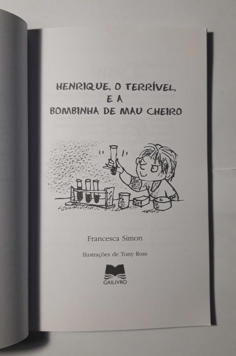 Livro PAR1 - Francesca S. - Henrique o Terrível, e a Bombinha de Mau